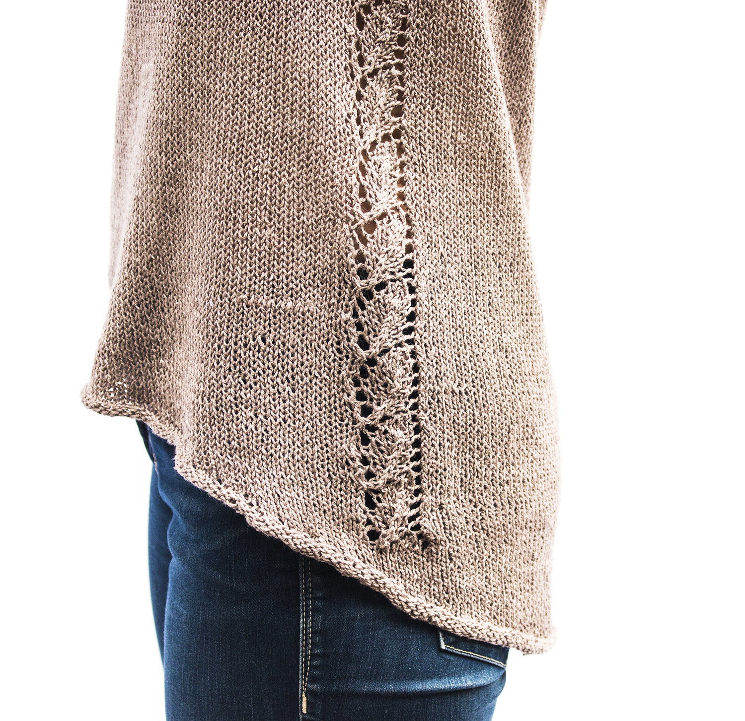 Leaves Shell Knit Summer Top Pattern — Knit for the Soul by Kay